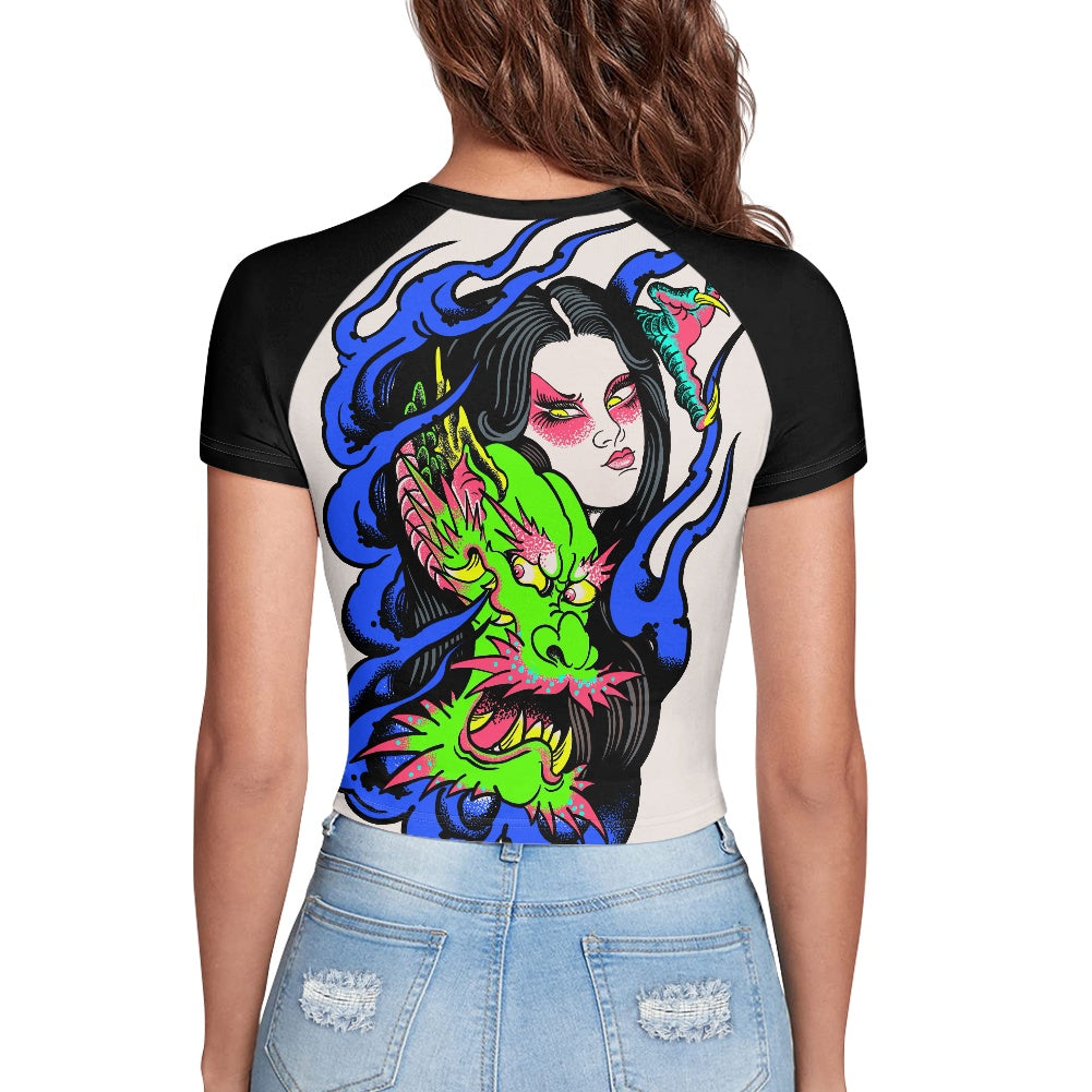 Dragon Lady Womens summer T-shirt