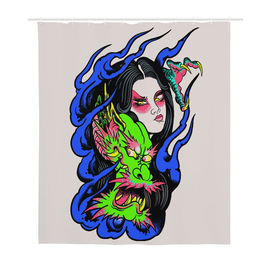 Dragon Lady shower curtain(180*180cm)