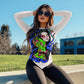 Dragon Lady Long-sleeved round neck irregular slim fit bottoming shirt