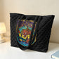 ONI Quilted Shoulder Tote Bag