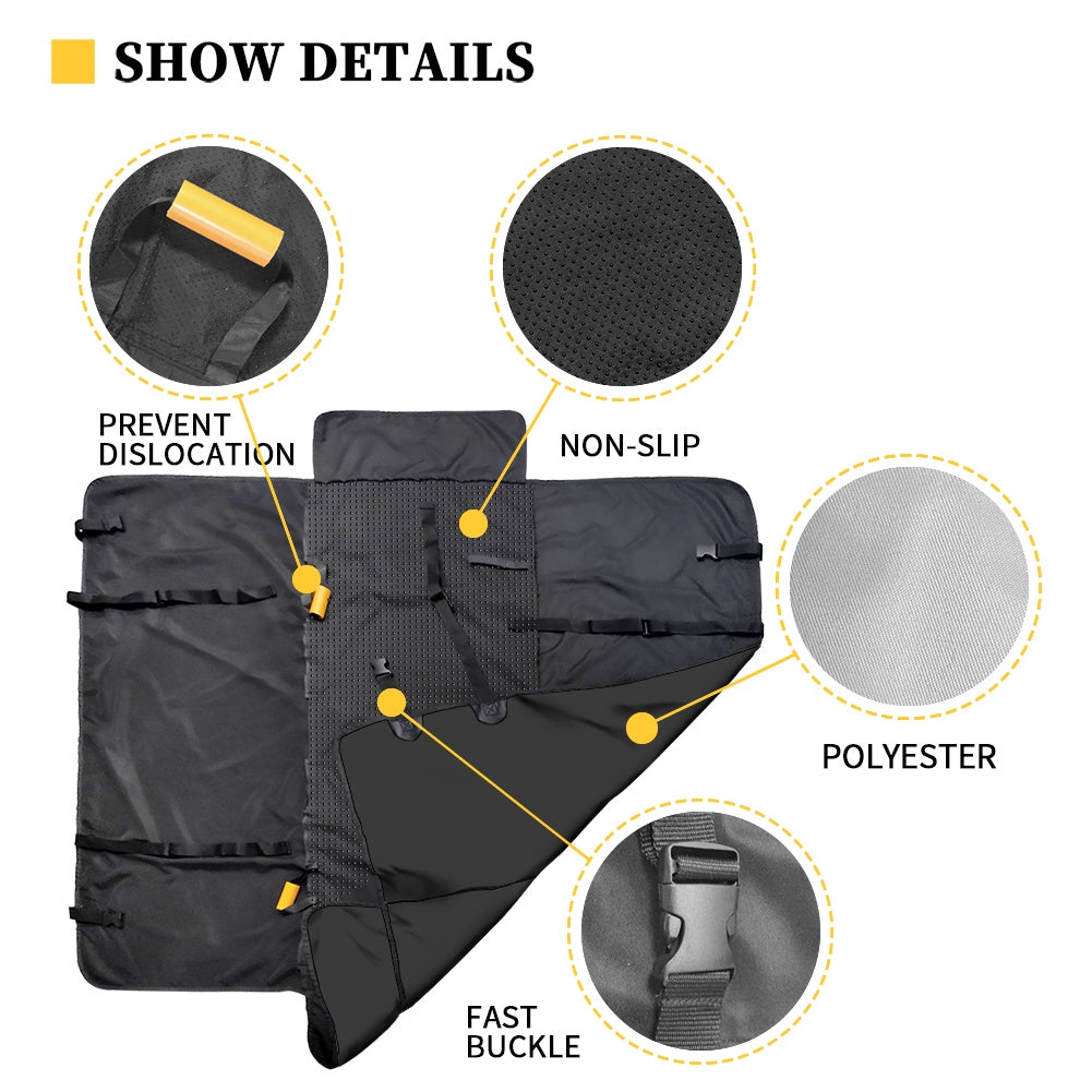 The Last Cholo Car back seat mat (quilted version)