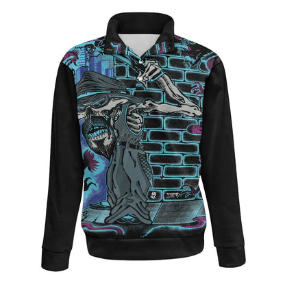 The Last Cholo Stand collar sweatshirt