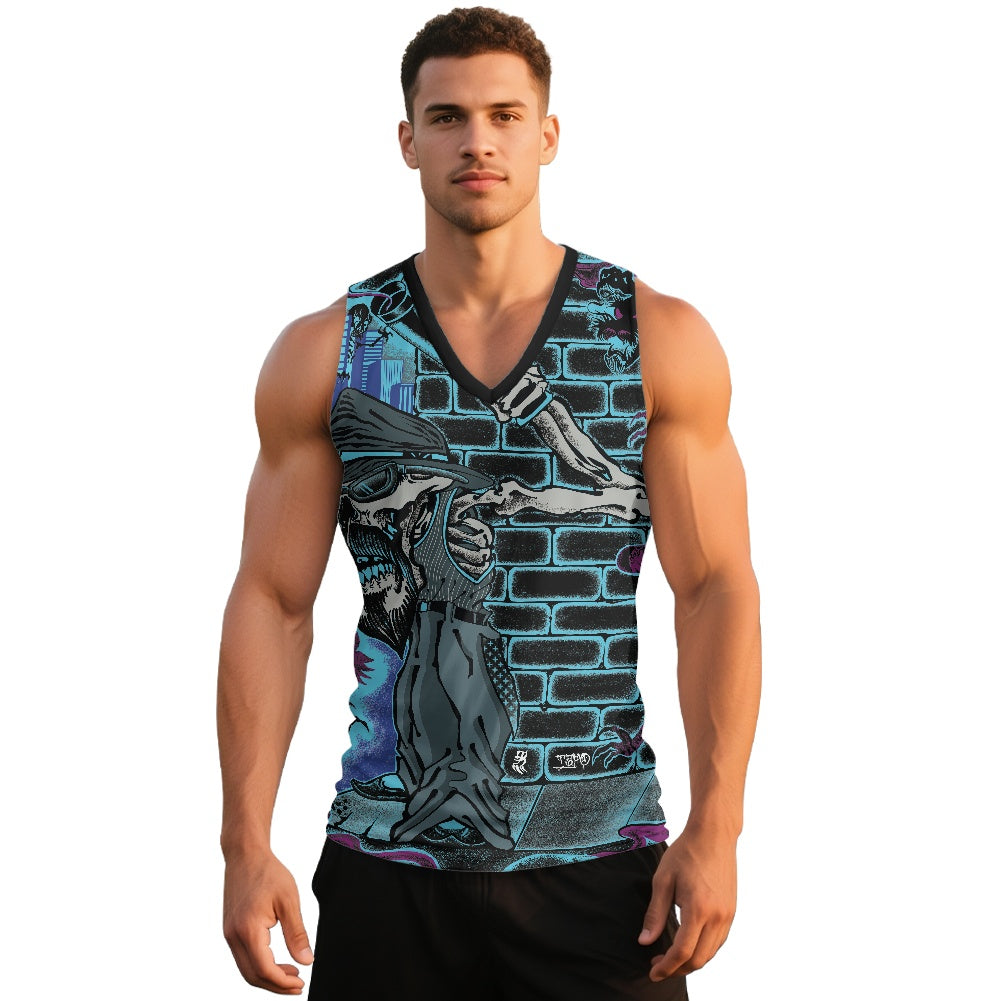 The Last Cholo Men's V-neck vest
