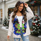 Dragon Lady Women's button-down cardigan knitted jacket