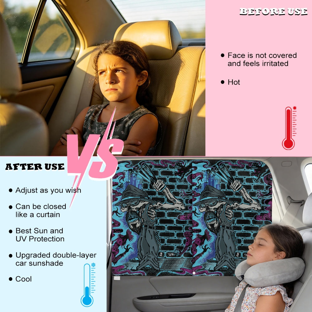 The Last Cholo Car side window sunshades