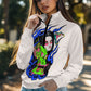 Dragon Lady Women's long sleeve zipper sweatshirt