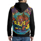 ONI Full print zip hooded hoodie