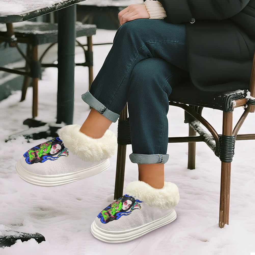Dragon Lady Polar fleece shoes