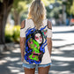 Dragon Lady Off-the-shoulder short-sleeved T-shirt