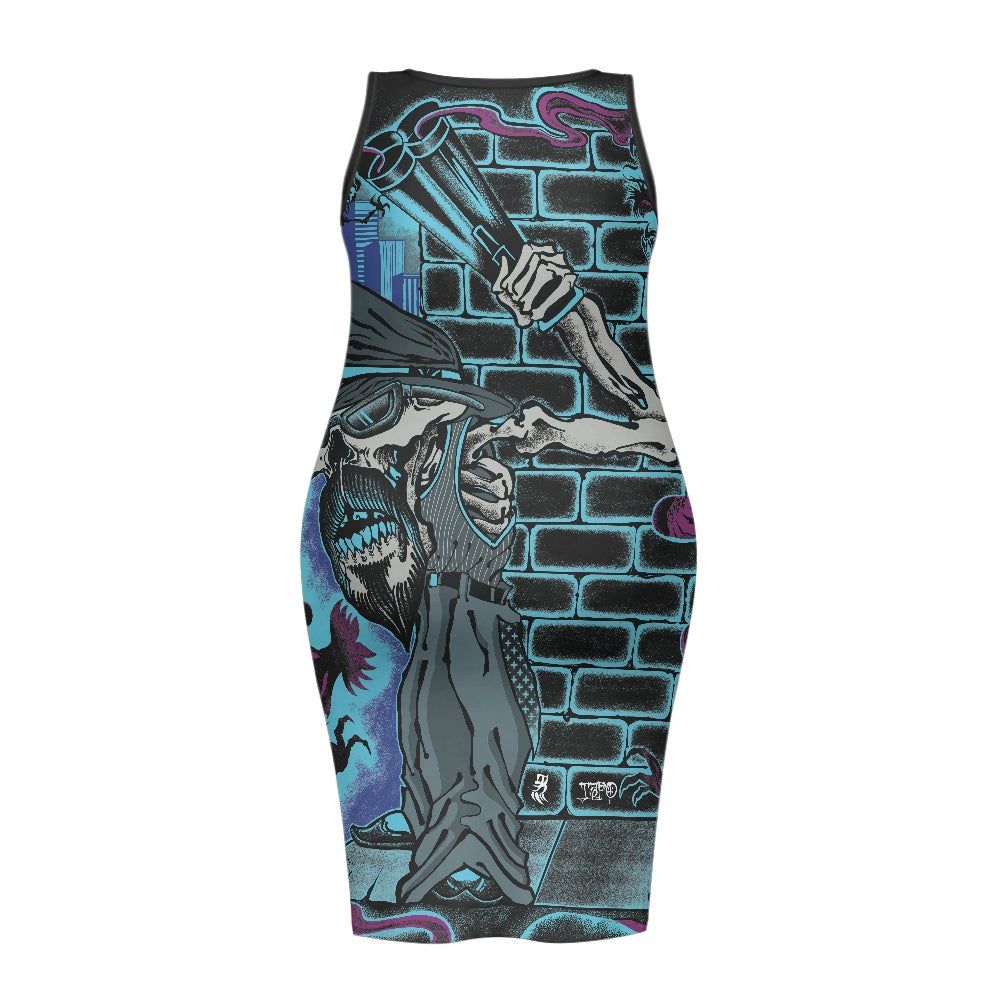 The Last Cholo Women's sleeveless plus size dress
