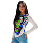 Dragon Lady Long-sleeved round neck irregular slim fit bottoming shirt