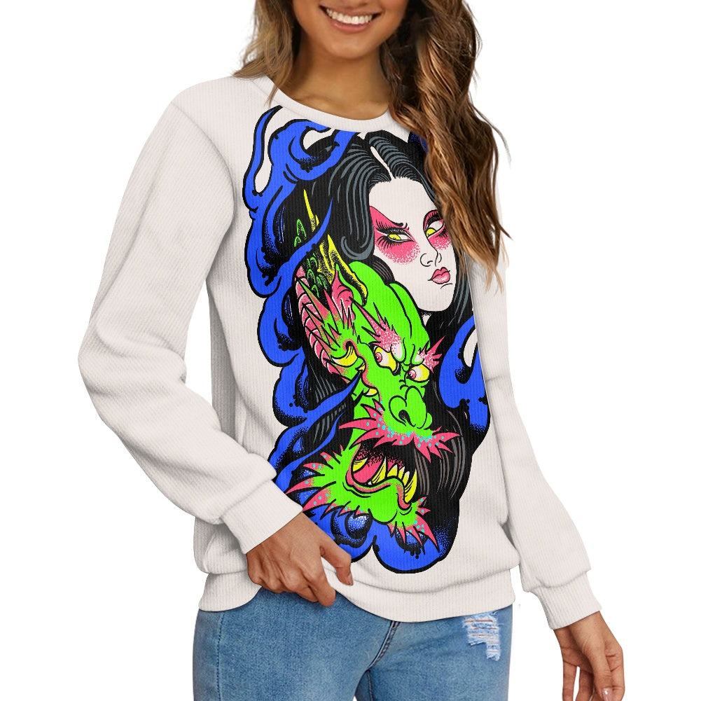 Dragon Lady Ugly sweater (All Over Printed)