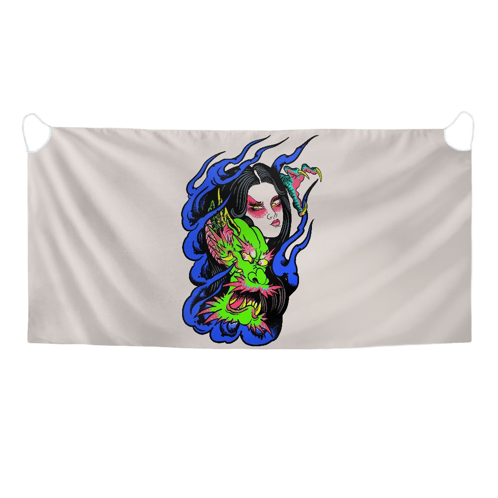 Dragon Lady Beach Shawl