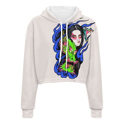 Dragon Lady Women's midriff-baring sweatshirt
