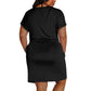 Dragon Lady Women's Short Sleeve Plus Size Dress