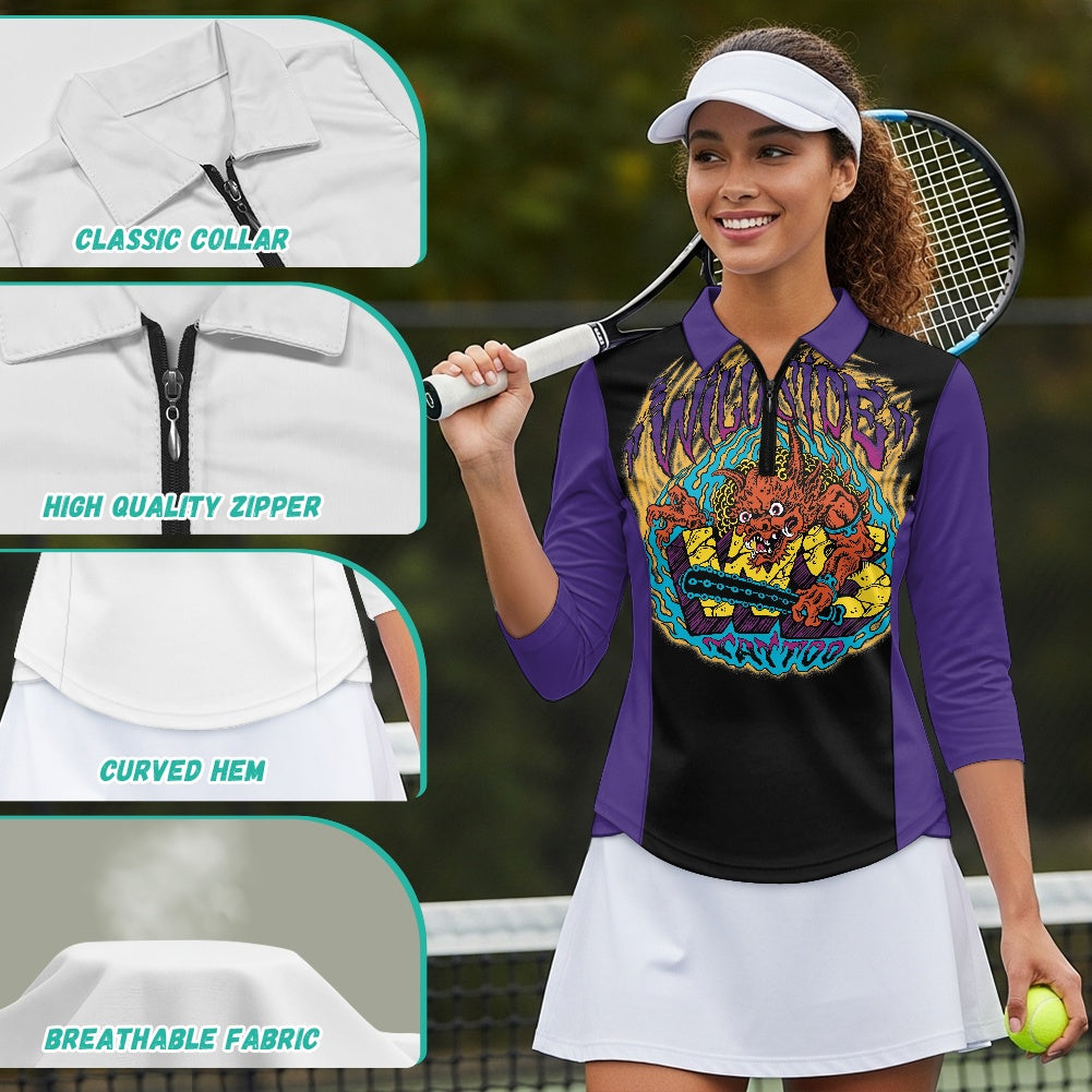 ONI Women's 3/4 Sleeve Golf Top