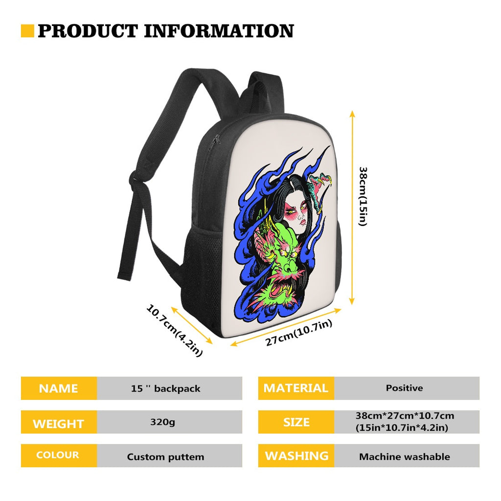 Dragon Lady 15 inch backpack