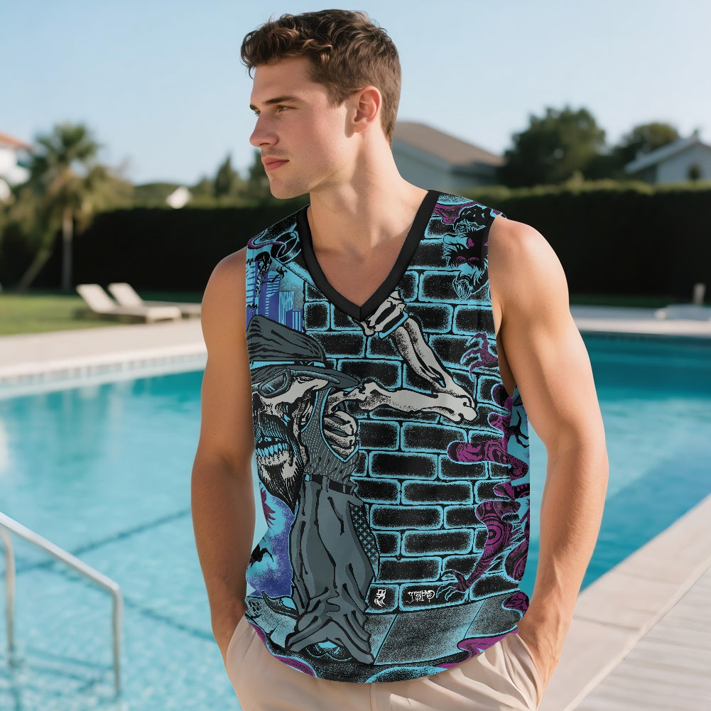 The Last Cholo Men's V-neck vest
