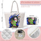 Dragon Lady Quilted shoulder bag/storage bag 2-piece set