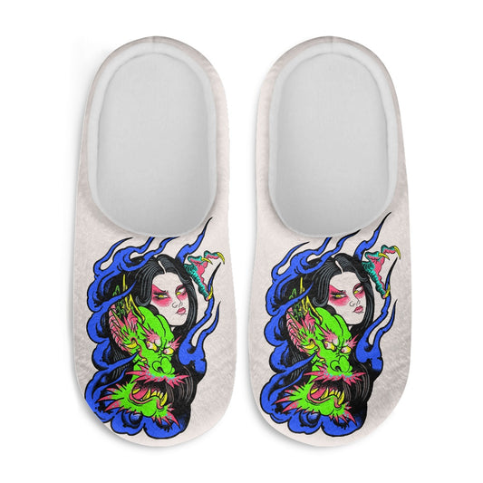 Dragon Lady Full cotton slippers