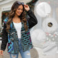 The Last Cholo Women's button-down cardigan knitted jacket