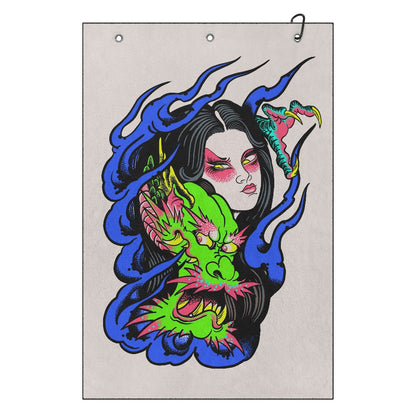 Dragon Lady Golf Towel