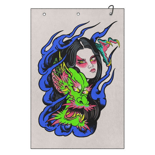 Dragon Lady Golf Towel