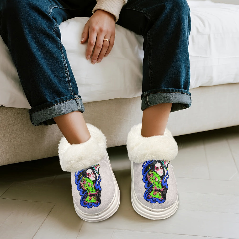 Dragon Lady Polar fleece shoes