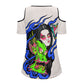 Dragon Lady Off-the-shoulder short-sleeved T-shirt