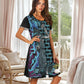 The Last Cholo Short-sleeved round-neck button nightdress