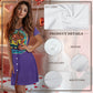 ONI Short-sleeved round-neck button nightdress