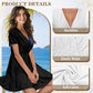 Dragon Lady Ladies V-neck short-sleeved dress