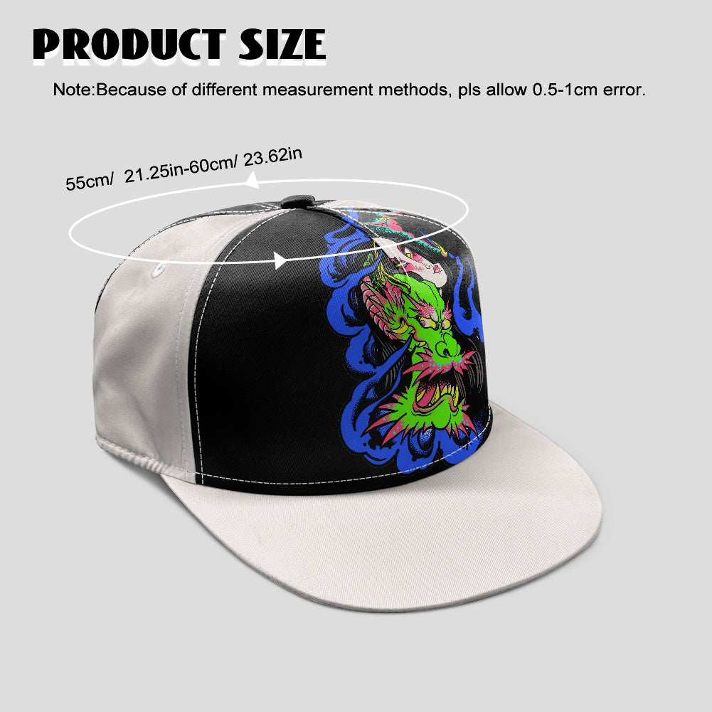 Dragon Lady Flat-brimmed hip-hop cap