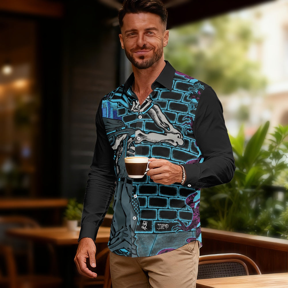 The Last Cholo Men's long-sleeved shirts