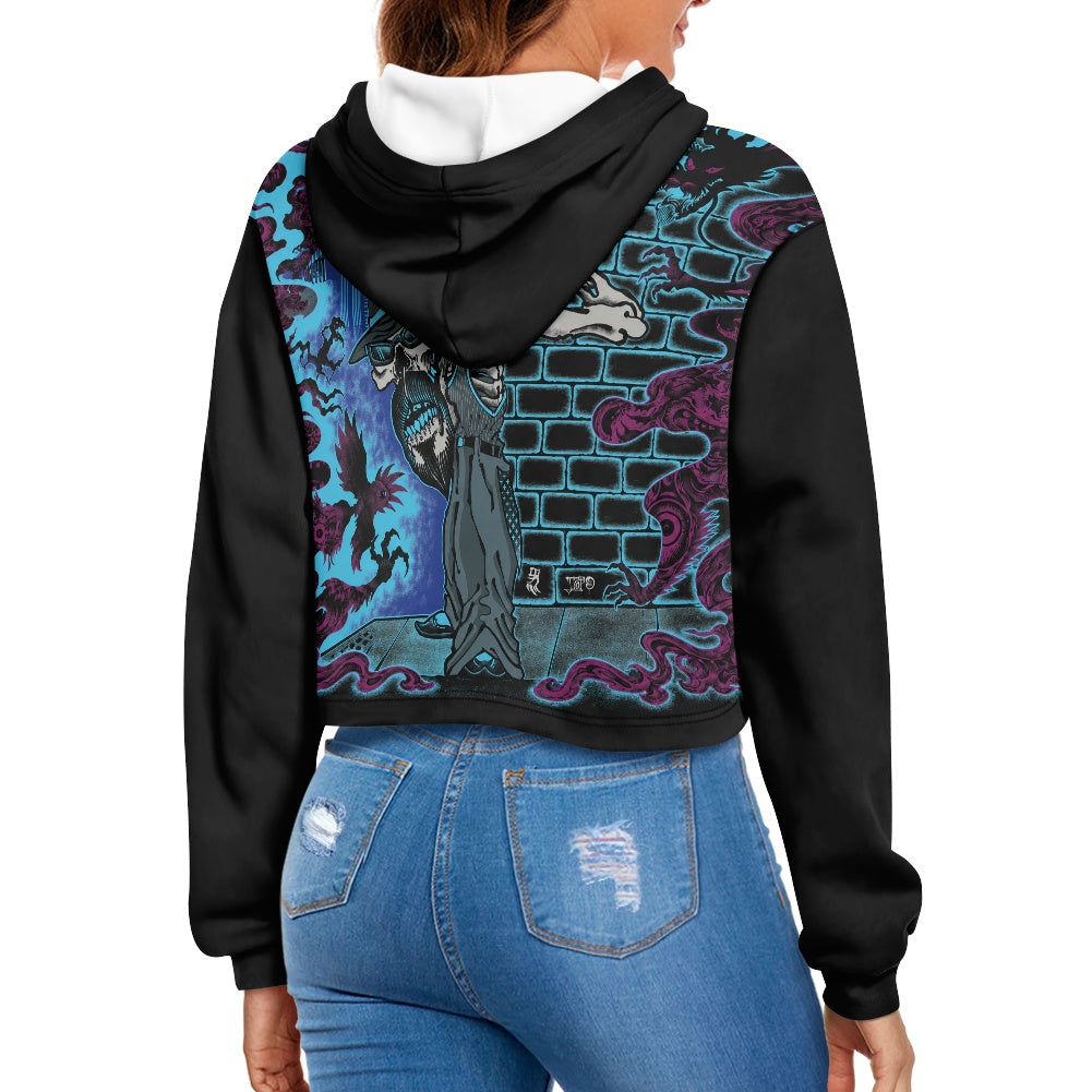 The Last Cholo Women's midriff-baring sweatshirt