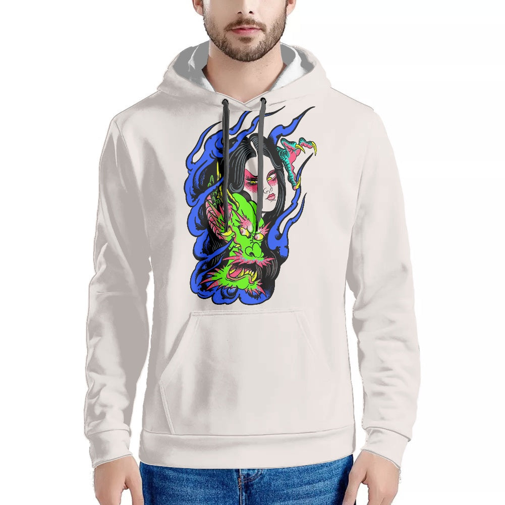 Dragon Lady Men's thin fleece sweatshirt