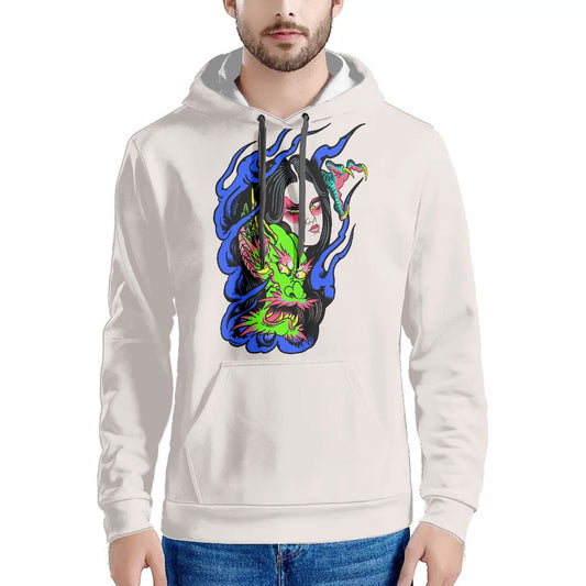 Dragon Lady Men's thin fleece sweatshirt
