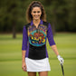 ONI Women's 3/4 Sleeve Golf Top