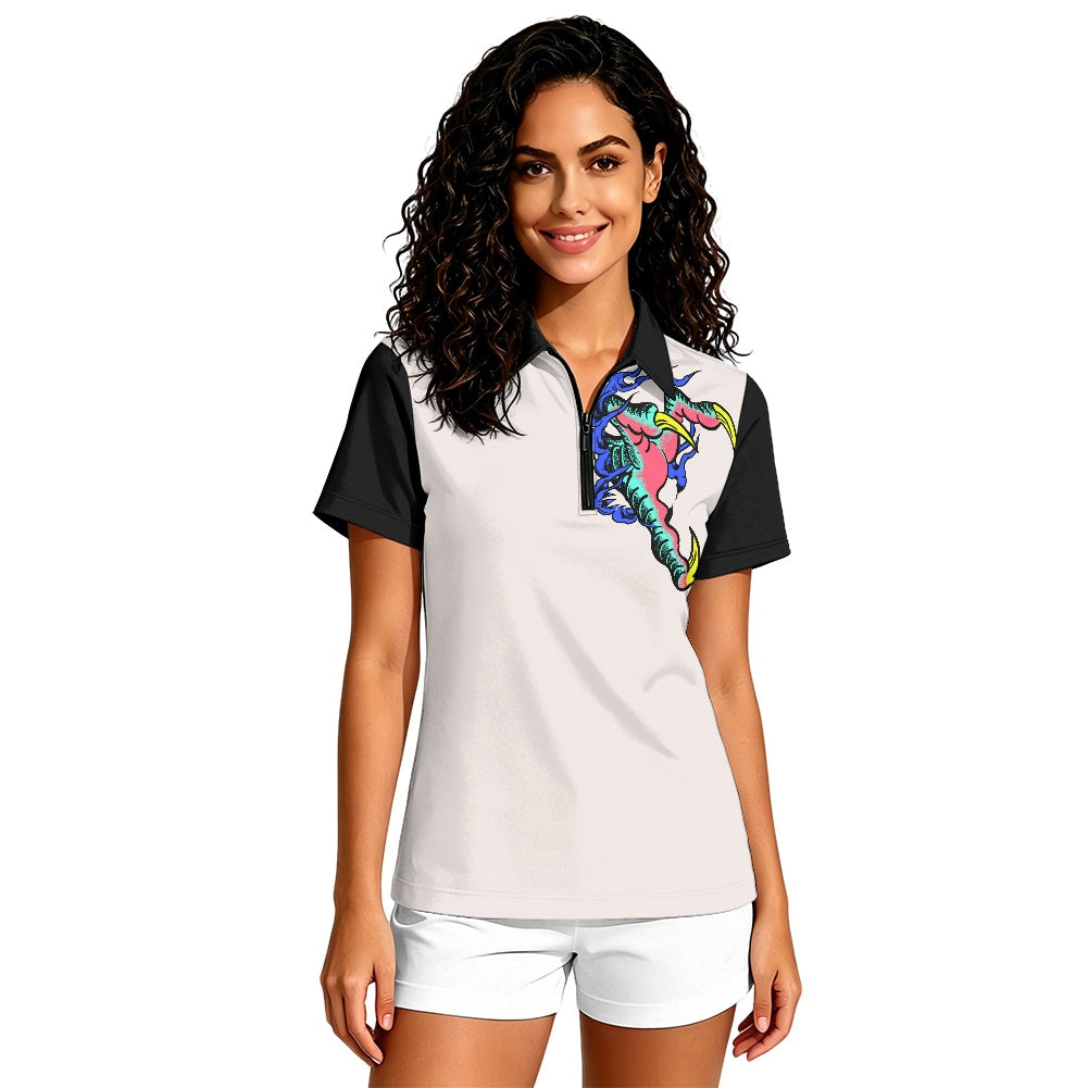 Dragon Lady Women's Short Sleeve Golf Shirt