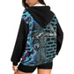 The Last Cholo Ladies loose zipper sweatshirt