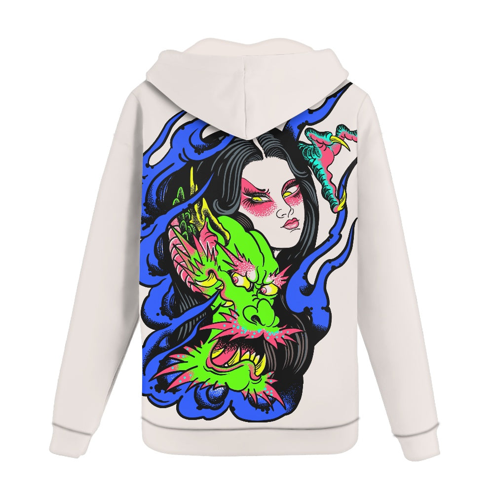 Dragon Lady Zipper sweatshirt（230g GSM thicker）
