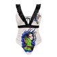Dragon Lady Women's Ruffled Lace Up One-Piece Swimsuit