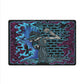 Thin rectangular floor mat