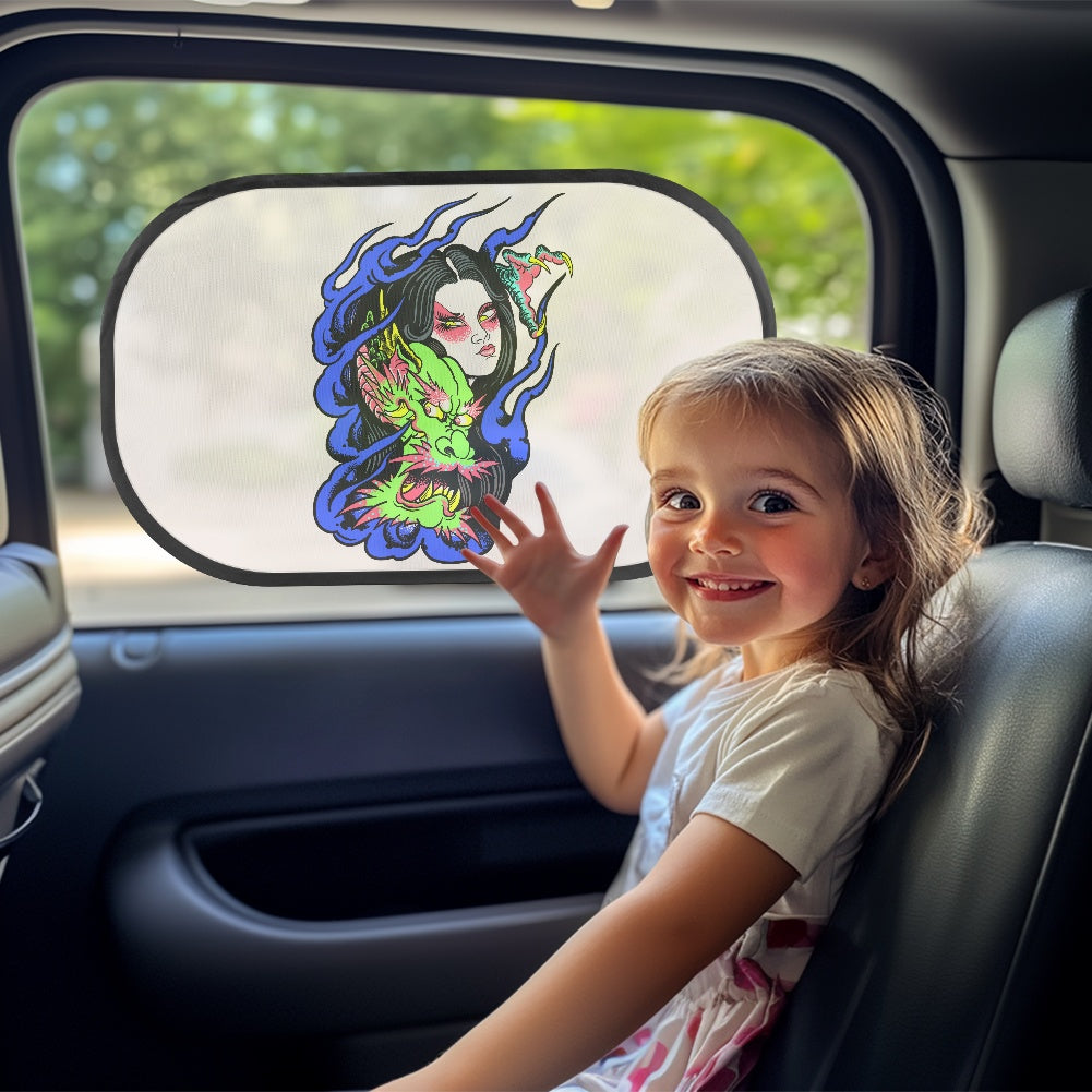 Dragon Lady 2-piece rear window visor