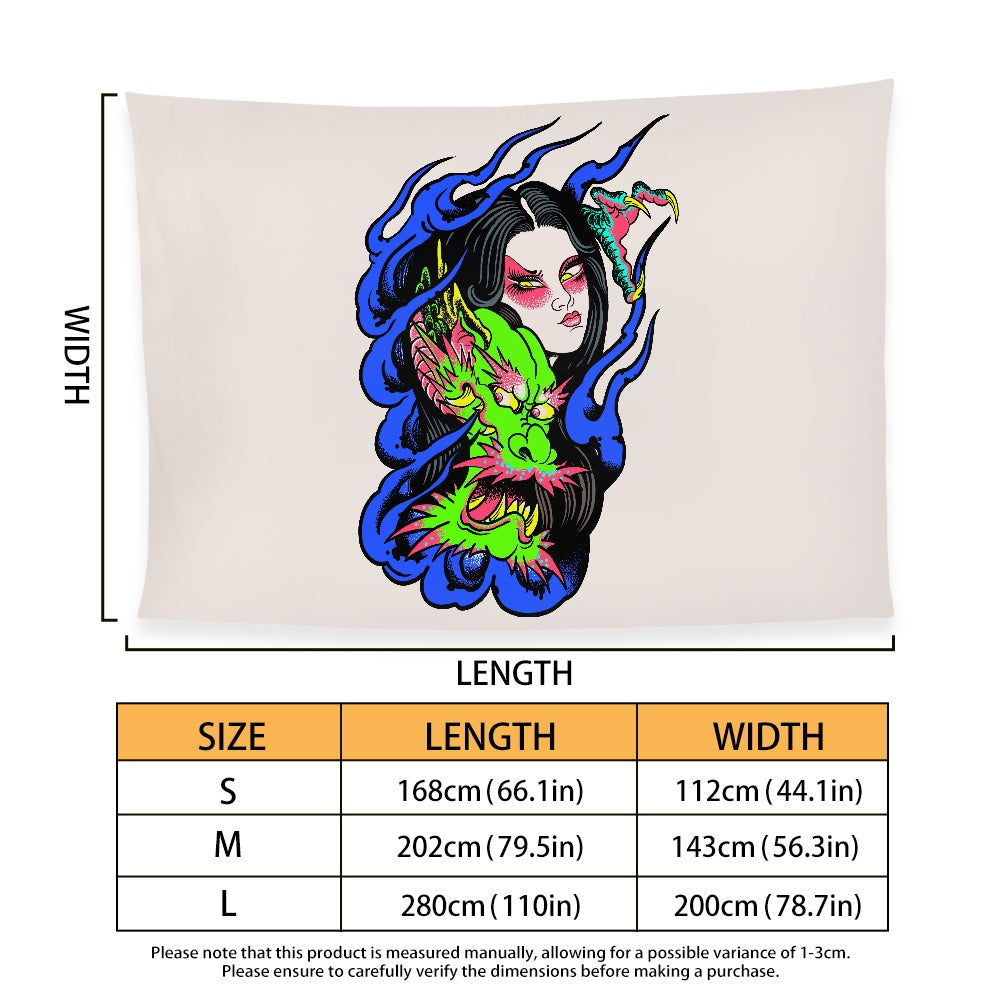 Dragon Lady Woven Beach Scarves (168*112cm)