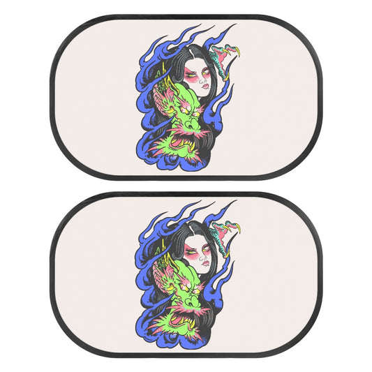 Dragon Lady 2-piece rear window visor