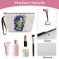 Dragon Lady Women's simple flat cosmetic bag