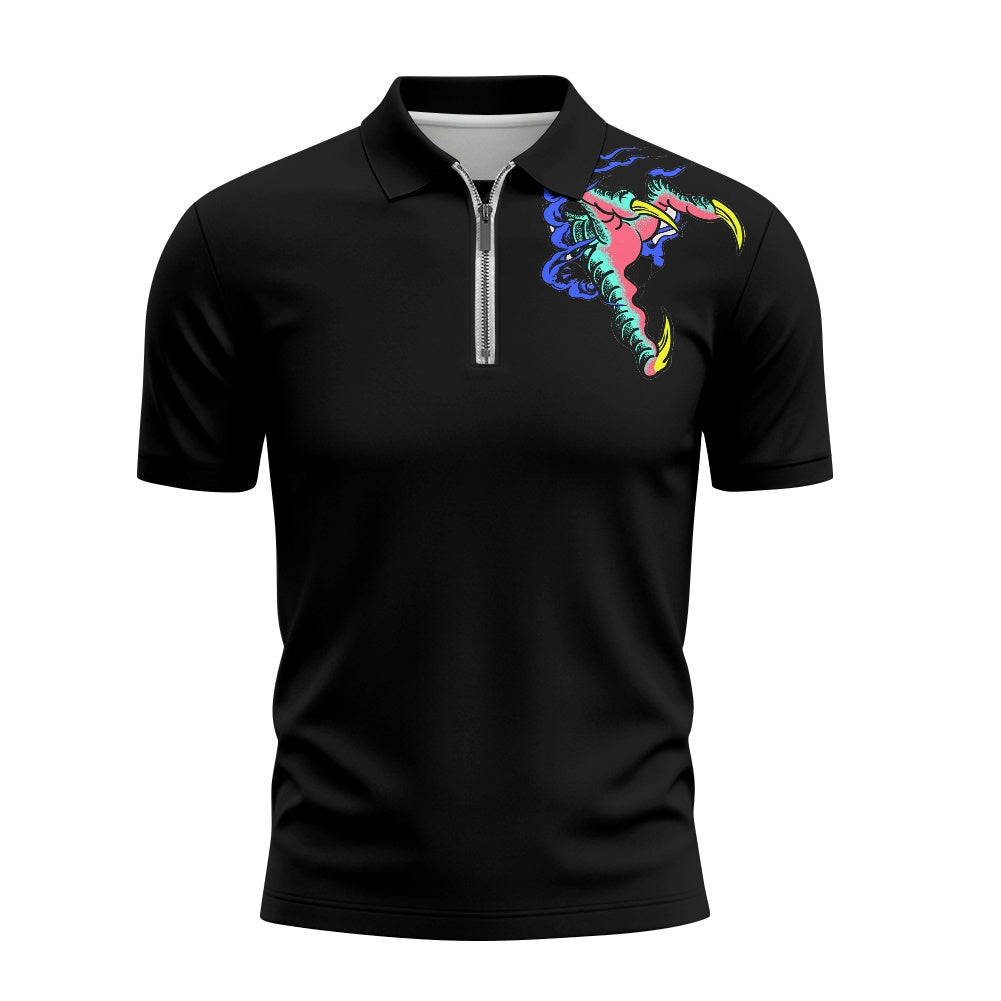 Dragon Lady Zipper Polo Shirt