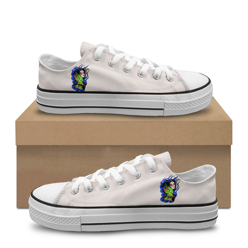 Dragon Lady Low-top canvas shoes
