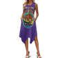 ONI Women's sleeveless round neck irregular skirt